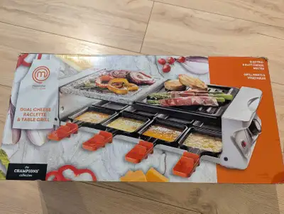 MasterChef Dual Cheese Raclette & Table Grill, View more