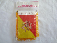 SICILY FLAG MINI BANNER