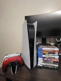 2.5TB PS5 Disc Edition + Two Controllers + Charging Station + 11