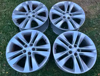 ⚠️ OEM ⚠️ ORIGINAL CHEVROLET ⚠️ OEM 18” CHEVY OEM ORIGINAL CRUZE RIMS ✅ CENTER CAPS INCLUDED ✅ TPMS...