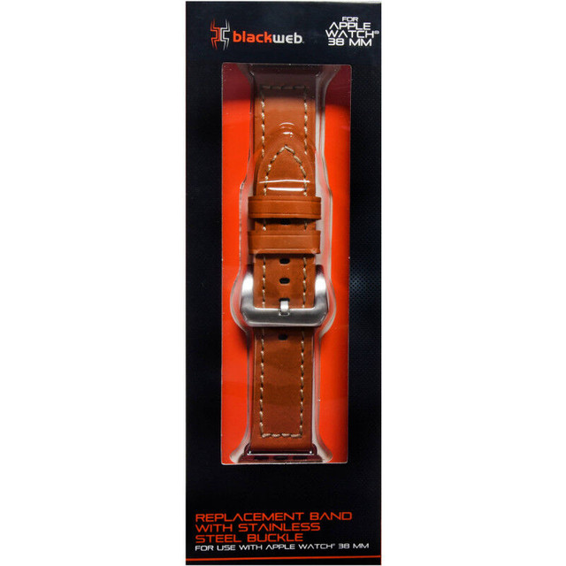 BlackwebBlackweb by Walmart apple watch replacement leather ban in Jewellery & Watches in Mississauga / Peel Region