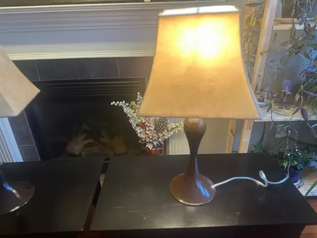 2 table lamps  in Indoor Lighting & Fans in Edmonton - Image 5