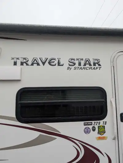 For Sale, 2014 Travel Star hybrid camper trailer by StarCraft. 22.9 foot with 3 fold out beds and a...