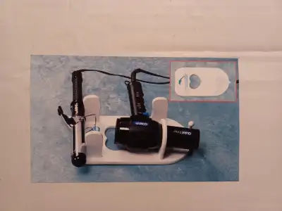 Wooden Blow Dryer and Curling Iron Holder (Unused), View more