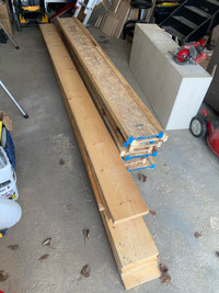 Floor joists and 2x10 lumber 