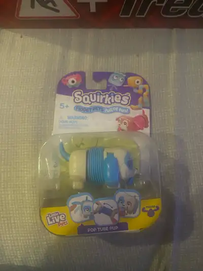 squirkies fidget pets Pop Tube Pup blue, View more