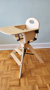 Ikea wooden high chair