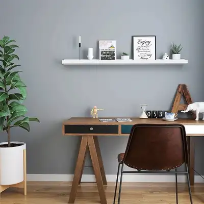 SONGMICS Wall Shelf Living Room Decoration Glossy Finish 10 x 11, View more