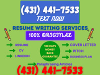 I will professionally write your resume,cover letter & linkedin