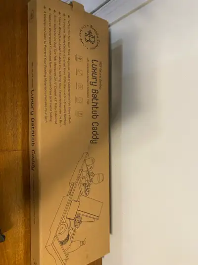 Bamboo Bath Caddy, BNIB, View more