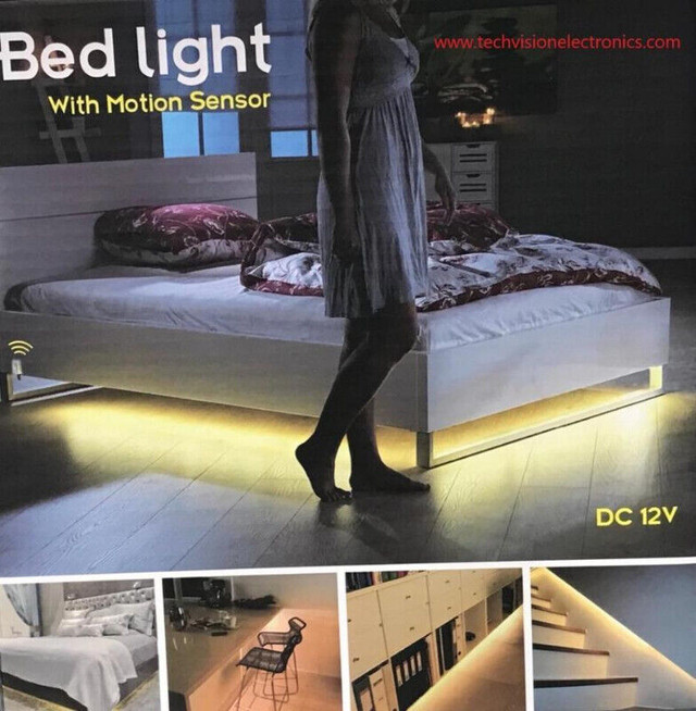 Night Light, Bedroom Lights for Kids, Motion Sensor Lamps forBed in Electrical in Mississauga / Peel Region