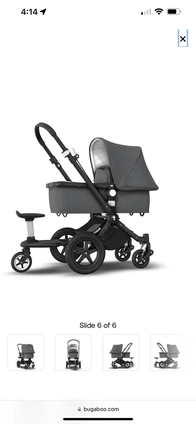 Bugaboo caméléon 3 SPECIAL EDITION (includes sit and stand) in Strollers, Carriers & Car Seats in City of Montréal - Image 6