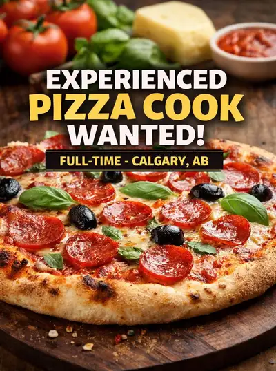 Pizza Maker/Cook Wanted - Start Immediately - Experience Needed, View more