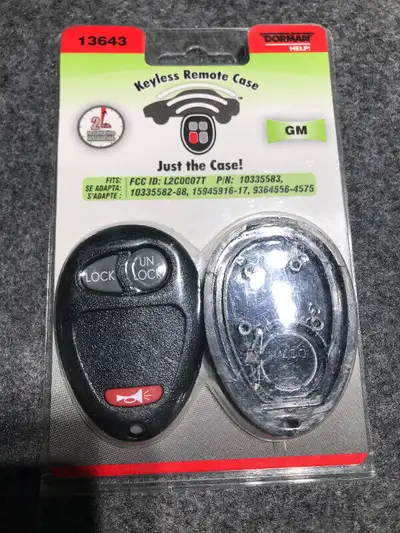 Brand New Dorman Remote Fob replacement Case Dorman Part Number 13643 (Oem equivalent part number: 1...