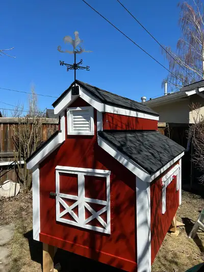 barn style chicken coop, View more