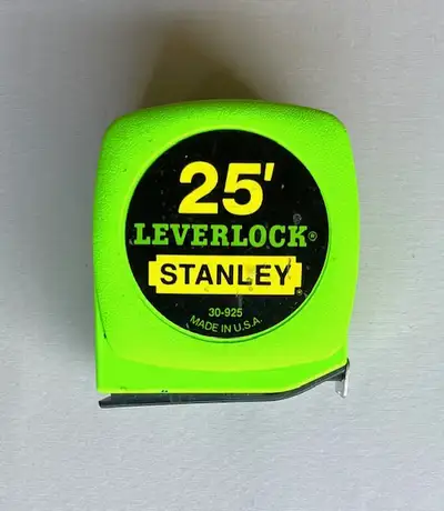 STANLEY 25' LEVERLOCK TAPE MEASURE 30-925 / MADE IN USA, View more