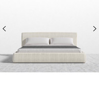 Rove Concepts Ophelia Bed (Double/Full) in Pearl