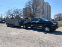 Flatbed and Dump Trailer with Driver for Hire