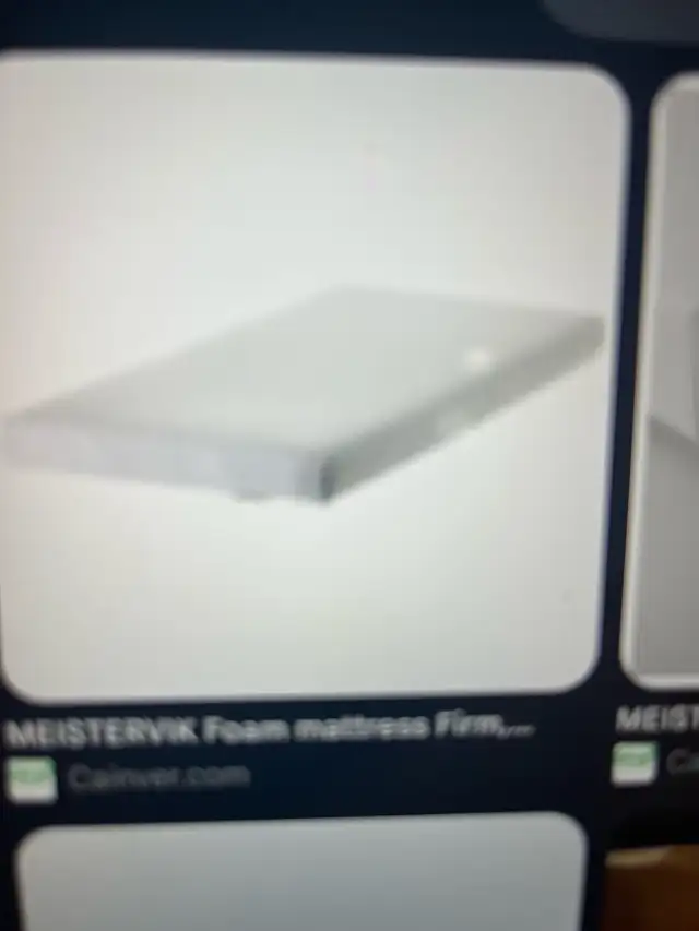 IKEA MEISTERVIK - matelas pour lit simple in Beds & Mattresses in City of Montréal - Image 2