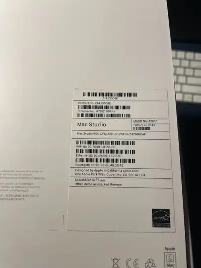 Mac Studio M1 Max 512GB SSD / 10 Core CPU / 32 Core / 64GB ram, View more