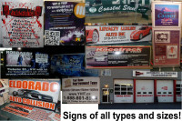 Signs, Banners, Decals,Posters, Store fronts