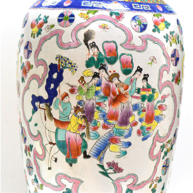 antique porcelaine vase asiatique des annees  1800 dans Art et objets de collection  à Ville de Québec - Image 4