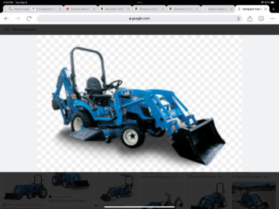 Compact tractor with Bucket wanted
