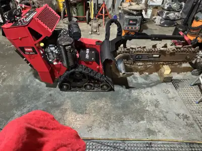 Toro TRX-300 walk behind trencher 231.1 hrs Fresh oil change New air cleaner New hydraulic filters K...