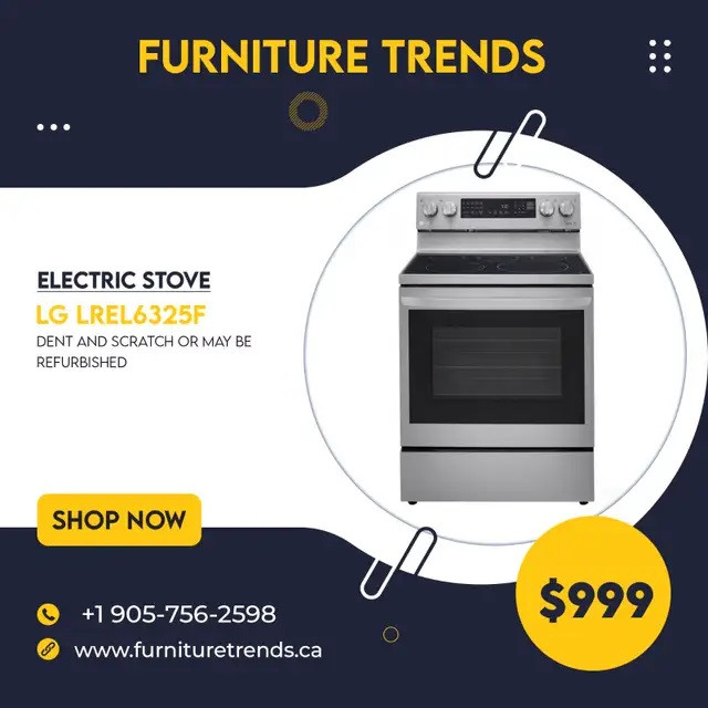 Today Special Deals on Stove Starts From $699.99 in Stoves, Ovens & Ranges in Peterborough