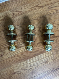 Brass door knobs