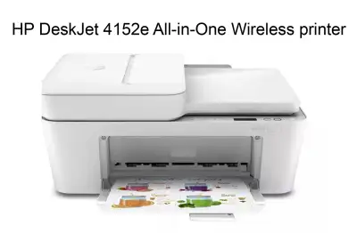 HP DeskJet 4152e All-in-One Wireless Color black Inkjet  Printer, View more