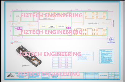 Building Mechanical Permit drawing HVAC, Fire Sprinkler Plumbing Electrical Structural Professional...