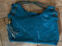 Vintage Louis Vuitton Teal Leather purse