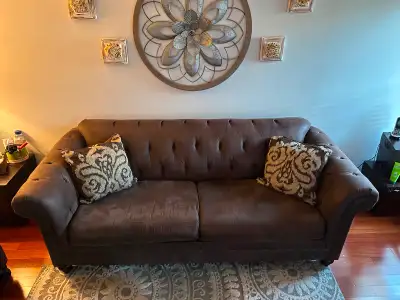 Couch and loveseat for sale, View more
