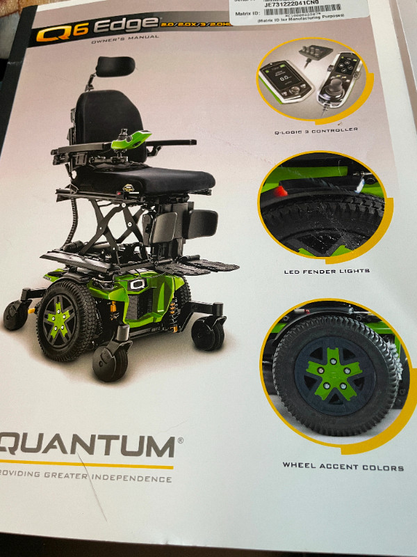 Quantum Q6 Edge Wheelchair in Health & Special Needs in Hamilton