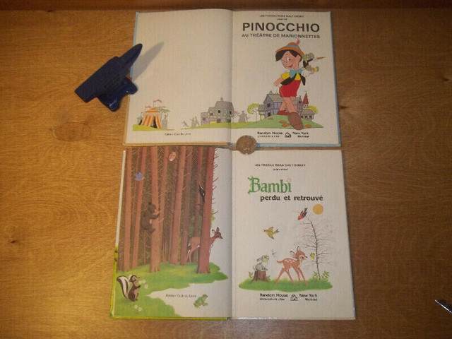 Bambi perdu et retrouvé-Pinocchio et son aventure-1983 Danemark dans Livres jeunesse et ados  à Ville de Montréal - Image 3
