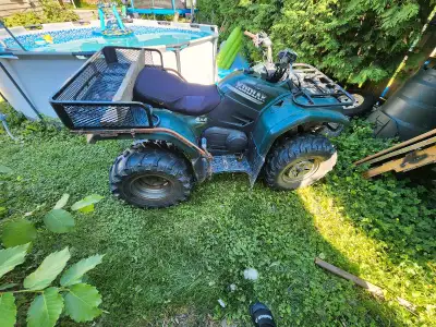 2001 yamaha kodiak 400 4x4 atv, engine rebuilt 2 years ago from a yamaha dealership. Bike runs and d...
