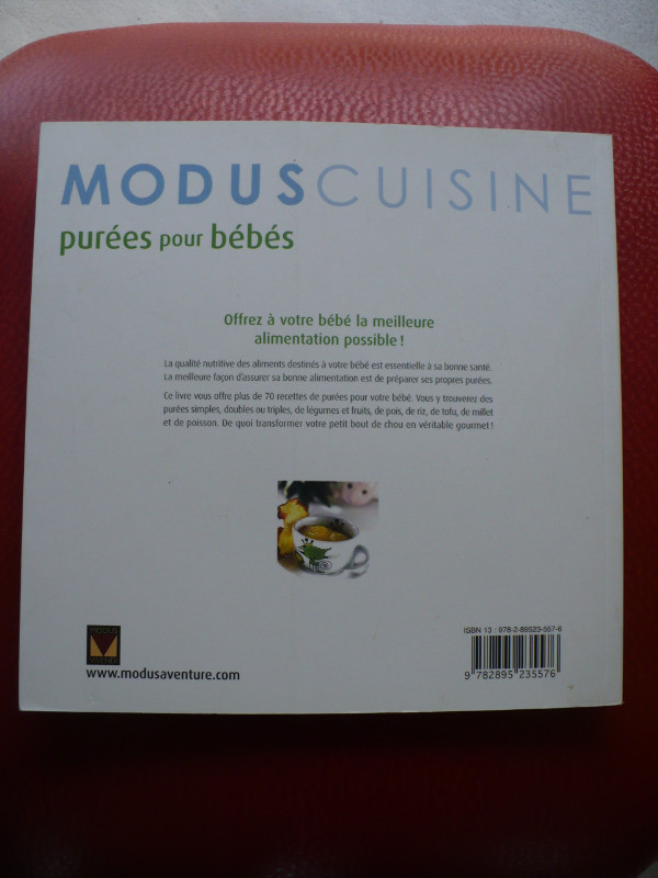 MODUS CUISINE PURÉES POUR BÉBÉS in Other in Longueuil / South Shore - Image 2