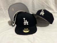 Navy Blue LA Dodgers New Era 59Fifty 7 1/4 Hat Cap