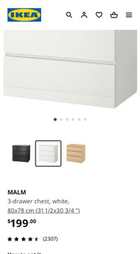  IKEA MALM CHEST