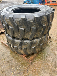 Backhoe tires