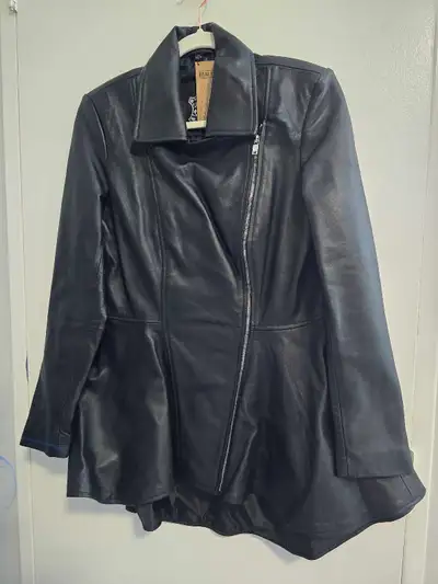 NEW tags on Genuine leather jacket, View more