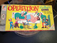 2 VINTAGE MILTON BRADLEY OPERATION THE ELECTRIC GAMES 1965