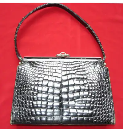 Sac en crocodile COBLENTZ Vintage Rare Crocodile bag USA - 1940, View more