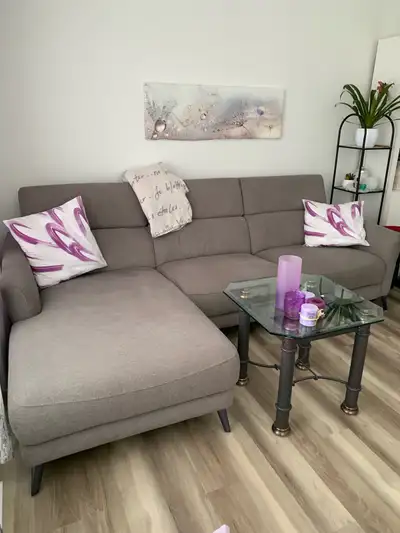 Superbe divan sectionnel avec boutons cachés pour l’inclinaison, View more
