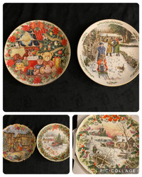 Royal Doulton and Royal Albert Christmas Plates priced separate