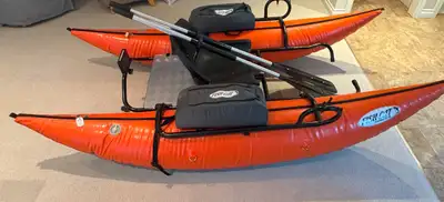 Immaculate Pontoon Boat, assembled a few times but has never been launched. Retails new for $1500 in...