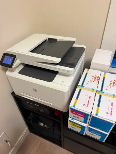 HP Color Multi Function Laser Printer M277DW With New Toner, View more