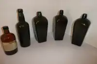 Lot de 4 bouteille de fort anciennes et 1 extermination Cuprex2