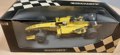 Diecast Jordan Toyota Karthikeyan EJ15 Minichamps 1/18 Formula 1 #100050019 Autos de collection mini...